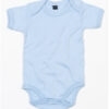 Baby-Body Dusty Blue Aufrdruck Spruch frischer erdling