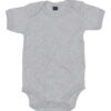 Baby Body Grau Melange Aufrdruck Spruch frischer erdling